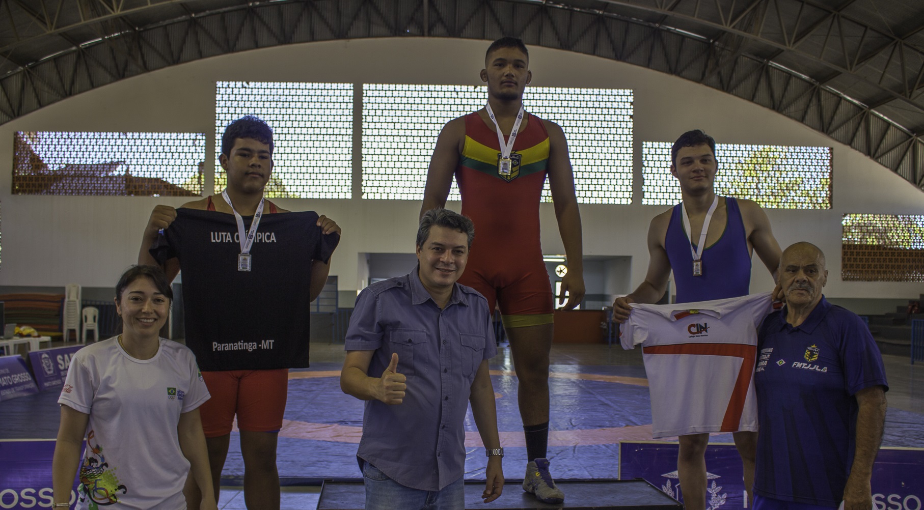 Igor (topo do pódio) - Foto Junior Martins