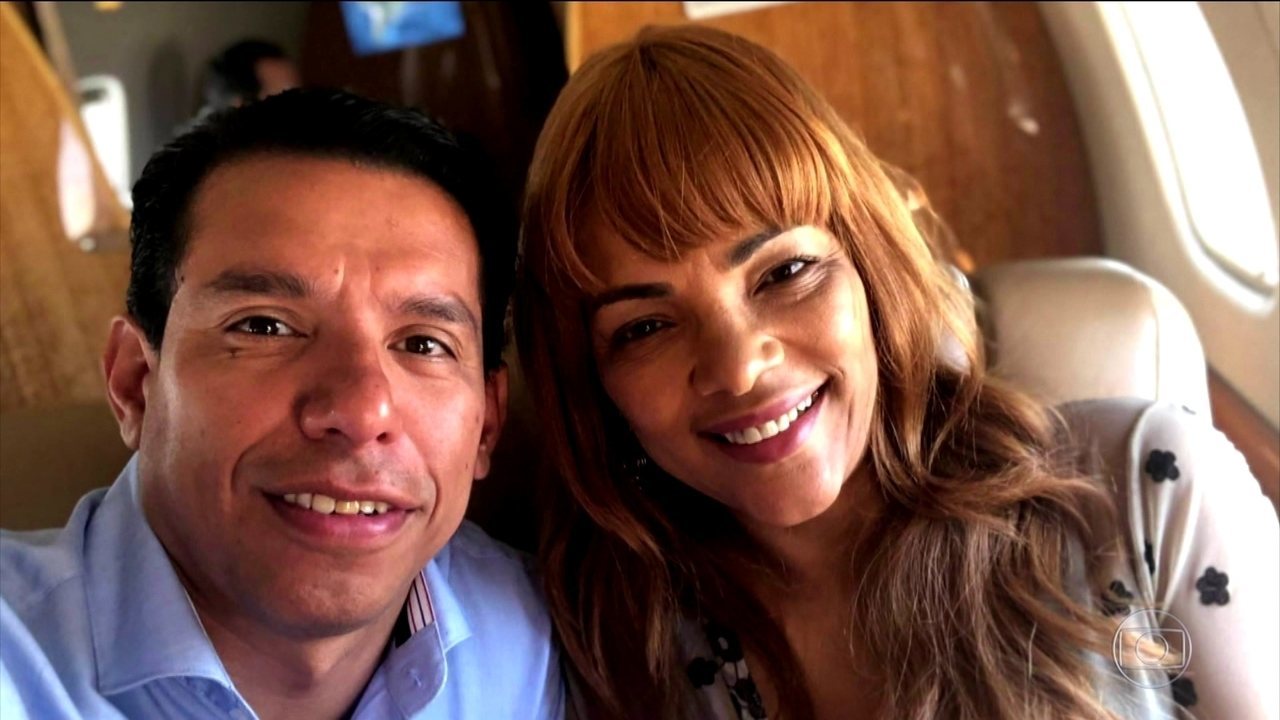 flor de Lis e esposo