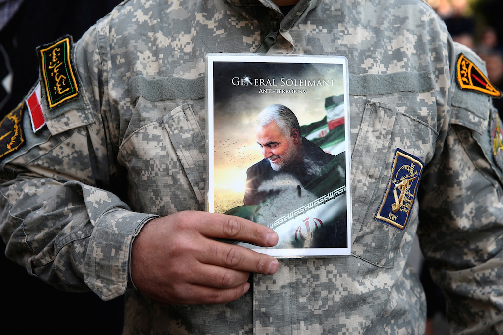 Protest against the assassination of Iranian Major-General Soleimani in Tehran