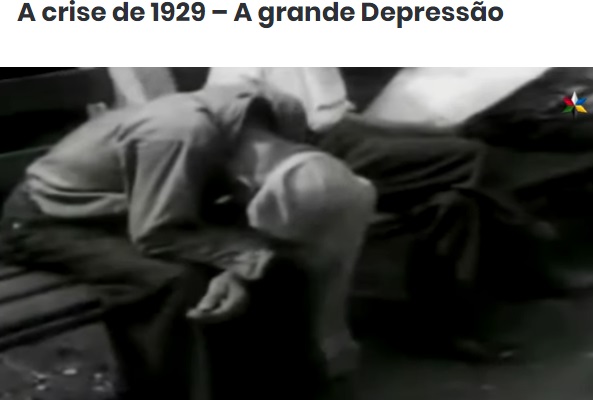 crise 1029 depressão