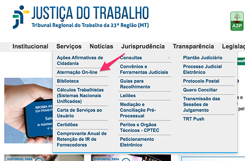 trt trabalhista causa