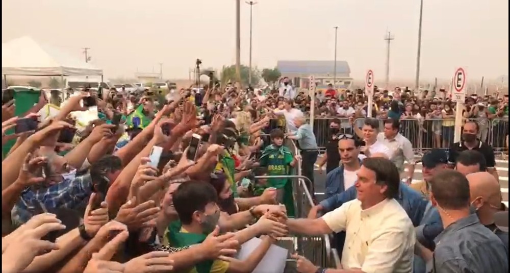 bolsonaro em sinop - foto facebook