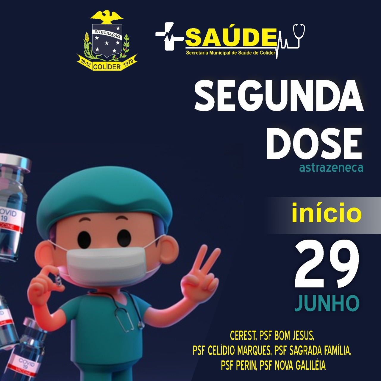 SEGUNDA DOSE ASTRAZENICA