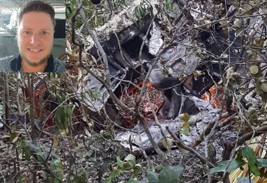 queda avião com piloto