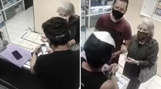 idosa celular conserto