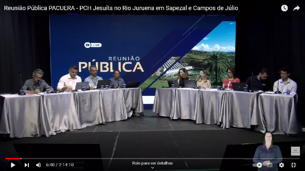 Audiência Pública apresenta Pacuera de PCH em Sapezal e Campos de Júlio