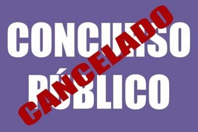 concurso cancelado