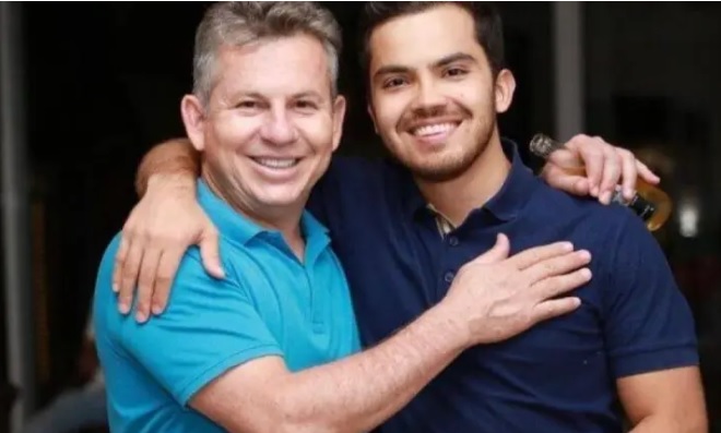 Mauro Mendes e filho