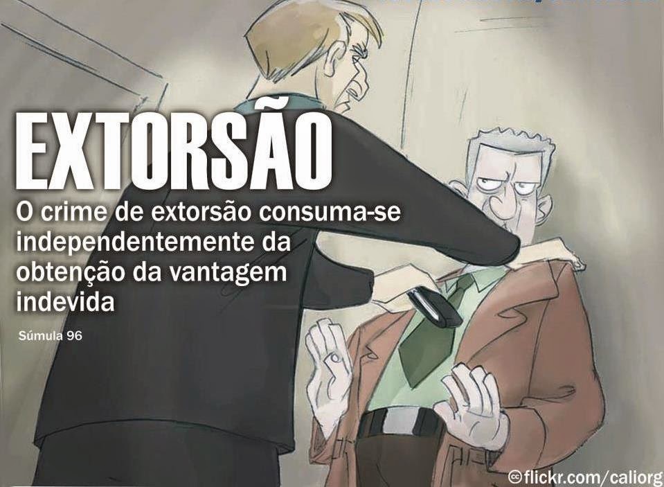 crime extorsão