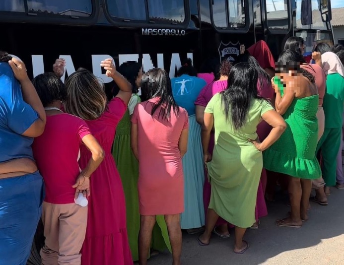 MULHERES PRESAS DROGA