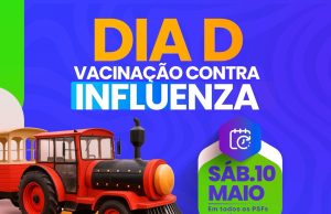 Colíder promoverá Dia D de vacinação contra influenza com incentivo para crianças no sábado 10 de Maio
