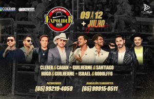 Começa hoje(09) a ExpoLíder 2025 com entrada gratuita e show de Hugo & Guilherme