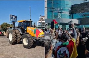 PEDIDO DE SOCORRO: Produtores do RS fazem novo tratoraço a favor da securitização das dívidas. VÍDEO