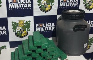 NOVA GUARITA NORTÃO MT: tabletes de entorpecentes são aprendidos e homem é preso por tráfico em flagrante saindo de propriedade rural