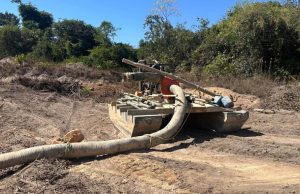 NORTÃO MT: Batalhão Ambiental fecha terceiro garimpo ilegal nesta semana e apreende maquinários em Matupá