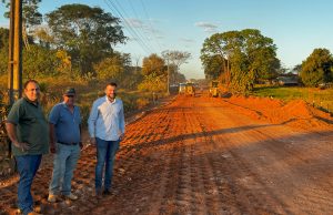 Estrada do CTG com pavimentação asfáltica em breve será realidade: gestão Benassi avança na obra que atende antiga demanda dos moradores