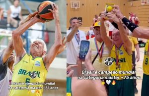 IDOSOS NO TOPO: Seleção Brasileira 75+ é campeã mundial de basquete em cima dos EUA; vídeo