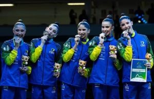 Ginástica rítmica do Brasil brilha e conquista medalha inédita em Mundial