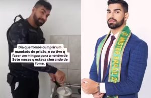 Policial faz mingau para bebê que chorava de fome durante mandado de prisão. Quem é ele?