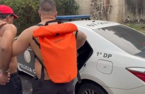 VÍDEO. Preso neste domingo(28) em praia de Niterói líder de facção criminosa foragido de MT