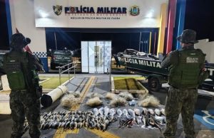 ITAÚBA NORTÃO MT: Uma Pessoa é Presa e Peixes e Petrechos Ilegais de Pesca Foram Apreendidos no Rio Teles Pires