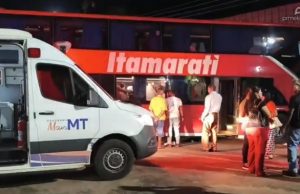 Criança nasce prematura dentro de ônibus em Itaúba MT; necessitando de UTI bebê foi encaminhado a hospital em Colider. VÍDEO