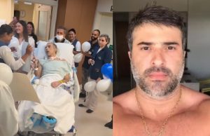 Copiloto atingido por tiro de fuzil na cabeça deixa CTI após 8 meses e é aplaudido; vídeo