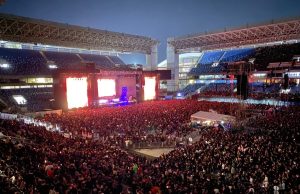 Show da lendária banda Guns N’ Roses reúne mais de 45 mil pessoas em noite histórica na Arena Pantanal
