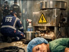 Descarga elétrica em máquina de alho mata mulher e acende alerta sobre riscos domésticos