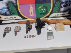 PATRULHAMENTO OSTENSIVO NO NORTE DE MT: homem é preso em flagrante pela PM com armas, munições e drogas