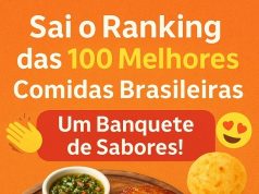 🍽️ Sai o Ranking das 100 Melhores Comidas Brasileiras — Um Banquete de Sabores! 😋✨