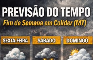 🌦️ Previsão do Tempo – Fim de Semana em Colíder (MT)