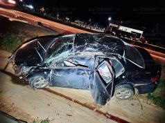 BR/163 NORTE MT: acidente com Toyota Corolla mata motorista e deixa filhos feridos
