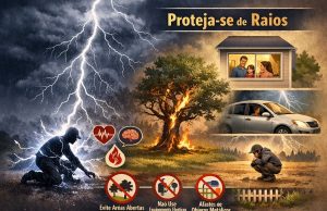 Você sabe o que acontece com o corpo ao ser atingido por um raio?