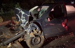 Uma pessoa morta e duas feridas em acidente com colisão frontal na noite deste domigo em rodovia de MT