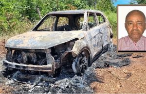Carro de motorista de aplicativo desaparecido é encontrado carbonizado na BR-163