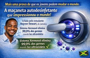 Maçaneta autodesinfetante para hospitais é inventada por estudante humilde