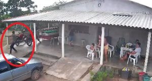 NORTÃO MT: vídeo mostra momento em que homem é assassinado a tiros em bar de Novo Mundo