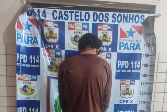 Homem é preso em Castelo de Sonhos/Pará por estupro de vulnerável na madrugada desta terça-feira(03)