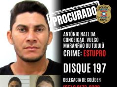 Procurado por abuso sexual tem foto divulgada pela Polícia Civil em Colíder