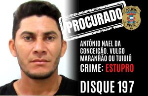 Procurado por abuso sexual tem foto divulgada pela Polícia Civil em Colíder