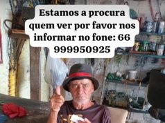 🚨 DESAPARECIDO – AJUDE A ENCONTRAR NILTON “FININ” GOULARTE 🚨