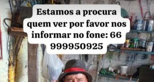 🚨 DESAPARECIDO – AJUDE A ENCONTRAR NILTON “FININ” GOULARTE 🚨