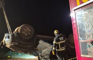 FIM DE SEMANA: Corpo de Bombeiros atende duas ocorrências de capotamento de veículos com vítimas em diferentes municípios