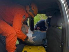 Vítima de acidente presa às ferragens e outras três pessoas são socorridas pelo CBM em rodovia nesta terça-feira