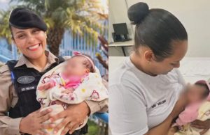 Bebê desnutrido abandonado em mata é alimentado por policial; pais da criança foram presos