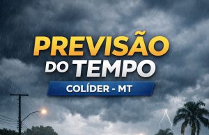 🌧️ TEMPO EM COLÍDER: nublado com pancadas de chuvas e alerta do INMET para possibilidade de trovoadas