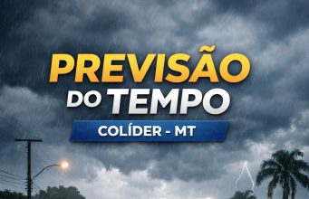 🌧️ TEMPO EM COLÍDER: nublado com pancadas de chuvas e alerta do INMET para possibilidade de trovoadas