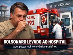 Bolsonaro passa mal e é levado às pressas para hospital em Brasília