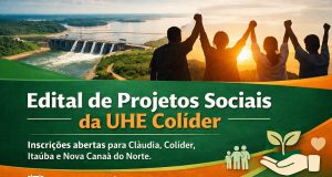 Edital de Projetos Sociais da Usina Colíder Com Inscrições Abertas Até 24 de Abril